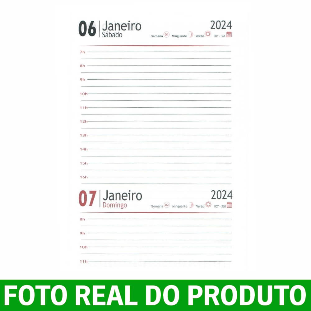 AGENDA 2024 /AGENDA DIÁRIA /CAPA COUCHÊ 150G NO PAPEL PARANÁ 2MM / 150X210MM - Image 3