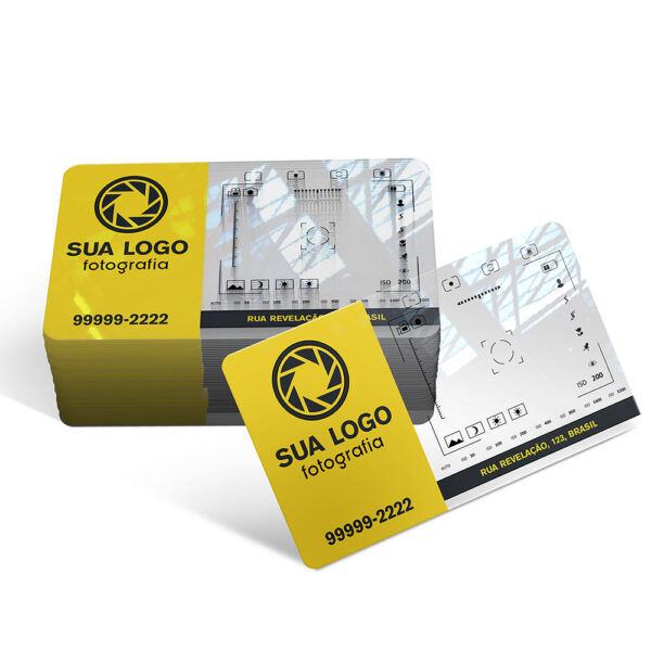 CARTÕES DE VISITA PVC 0,30MM