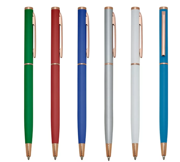 Canetas Semimetal Personalizada. Cód A1802f