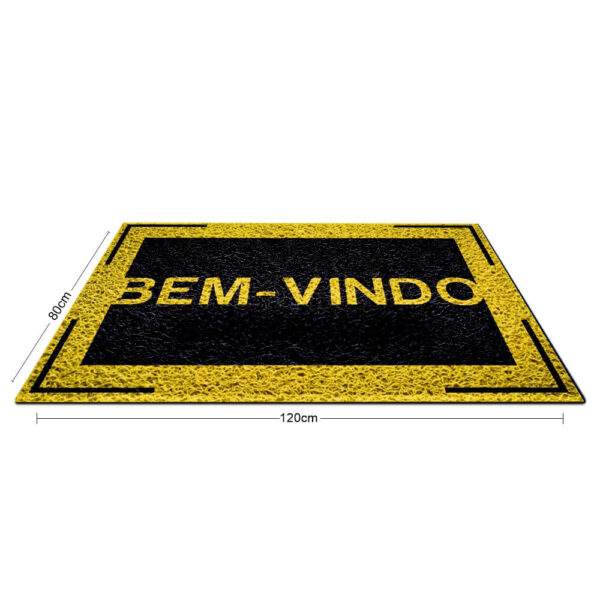 TAPETE CAPACHO PVC VINÍLICO - 1200X800MM